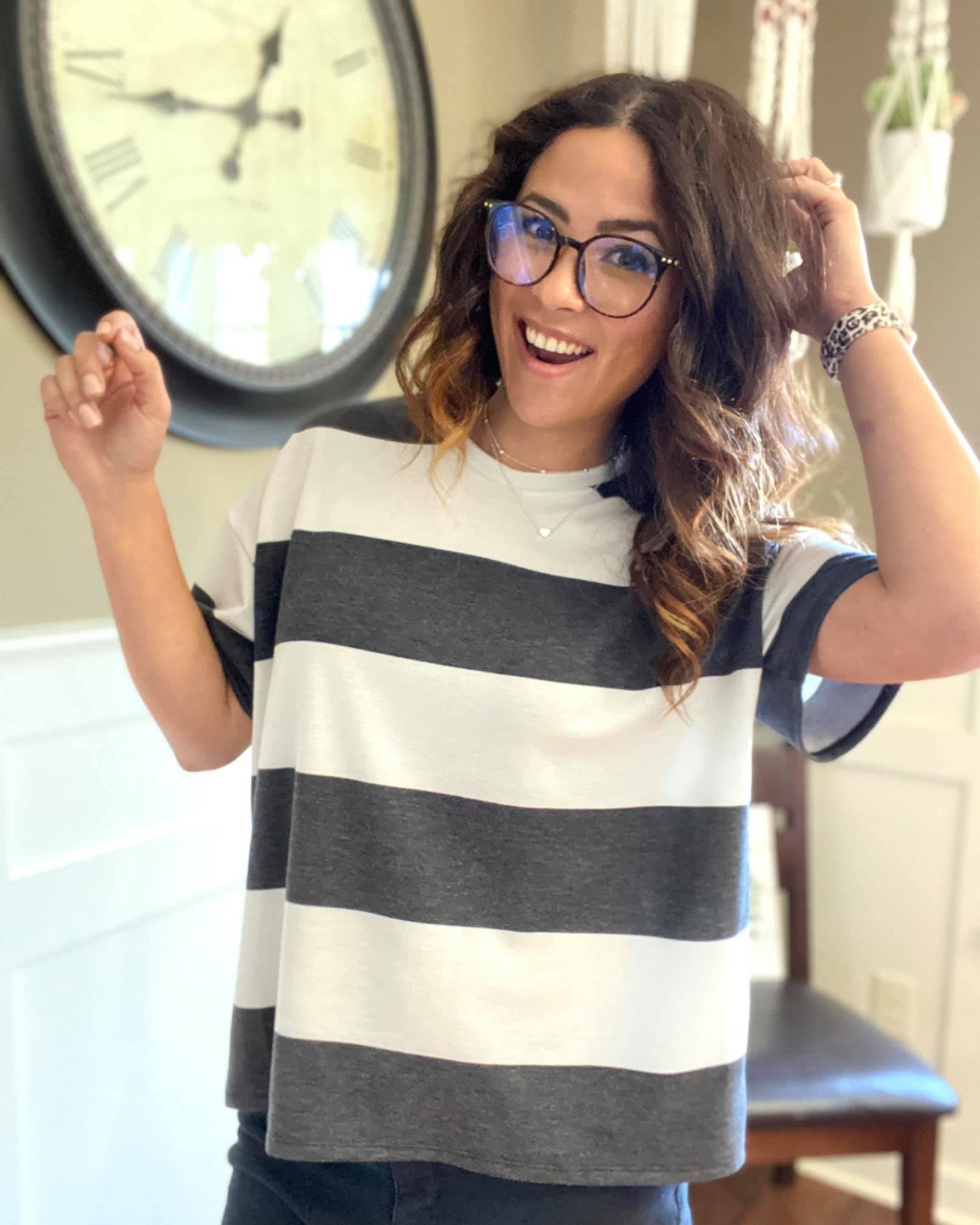 Easy and fast tee sewing pattern by Ellie and Mac PDF sewing patterns