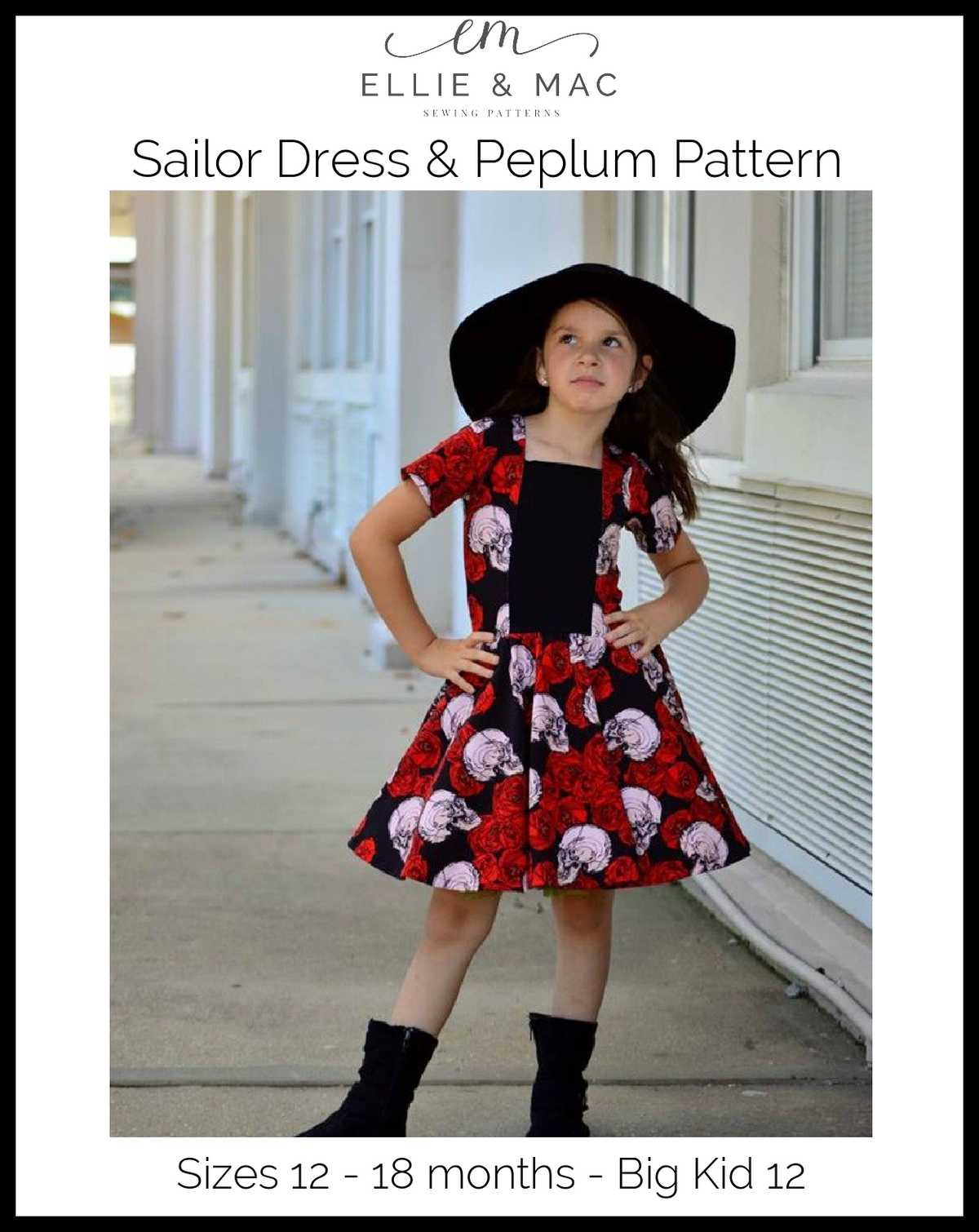 Sailor Dress & Peplum Pattern - Clearance Sale