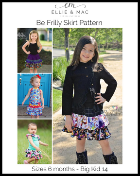 Be Frilly Skirt Pattern - Clearance Sale