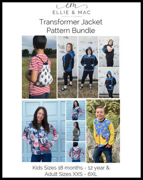 Transformer Jacket Pattern Bundle