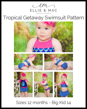 Tropical Getaway Swimsuit Mix & Match Pattern