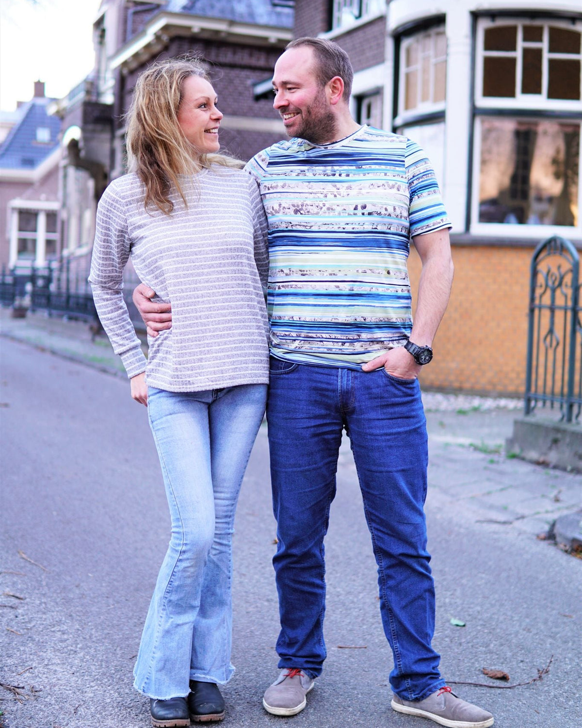 Unisex tee sewing pattern for the whole family by Ellie and Mac sewing patterns
