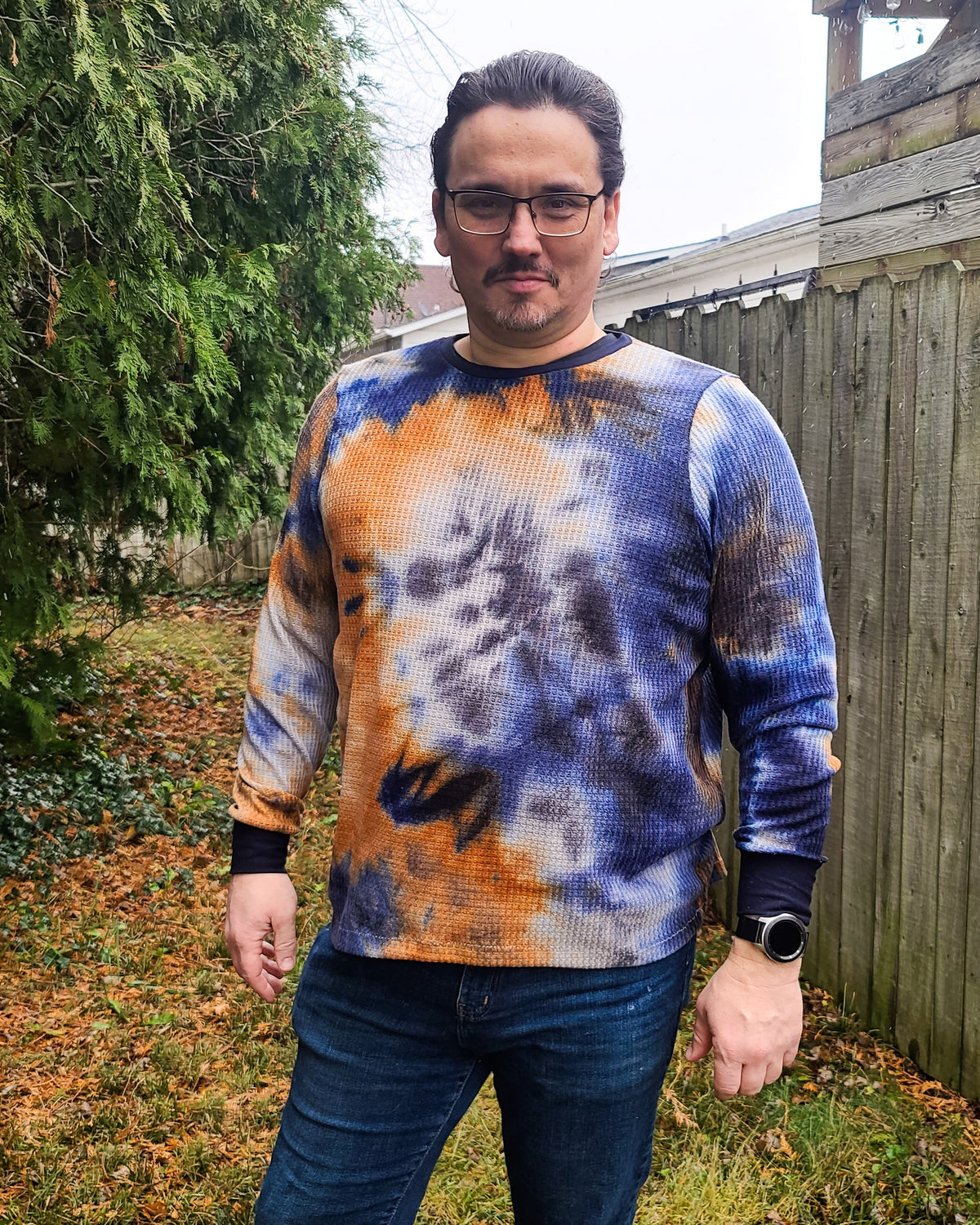 Waffle knit tee sewing pattern by Ellie and Mac PDF sewing patterns 