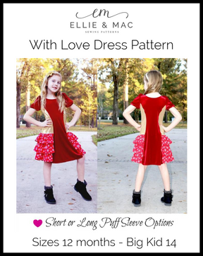 Kids With Love Dress Pattern