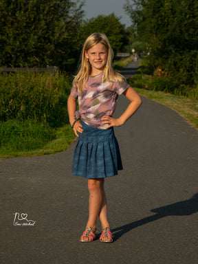 Kids High Waisted Skirt Pattern