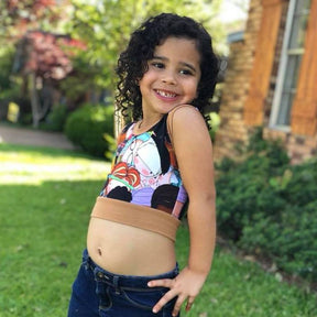 Girls Beach Dreaming Crop Top Pattern - Ellie and Mac, Digital (PDF) Sewing Patterns | USA, Canada, UK, Australia