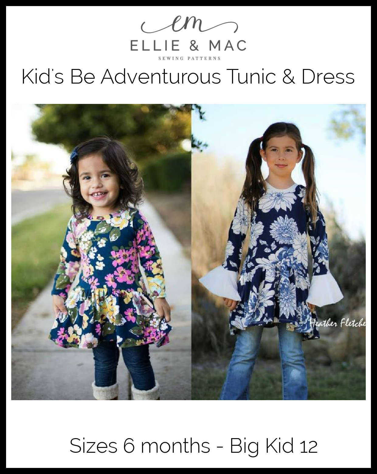 Be Adventurous Tunic Pattern (kid's) - Clearance Sale
