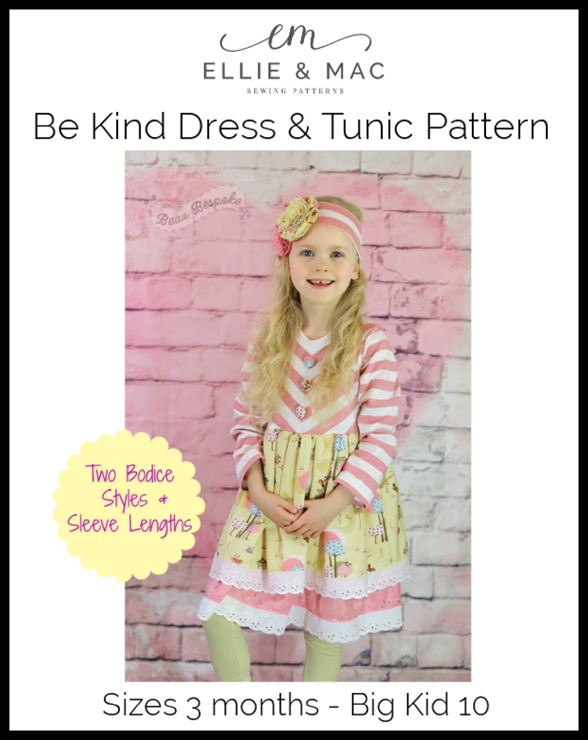 Be Kind Dress & Tunic Pattern - Clearance Sale