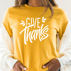 Give Thanks Cut File