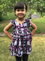 Girl's Be Curious Dress Pattern - Ellie and Mac, Digital (PDF) Sewing Patterns | USA, Canada, UK, Australia