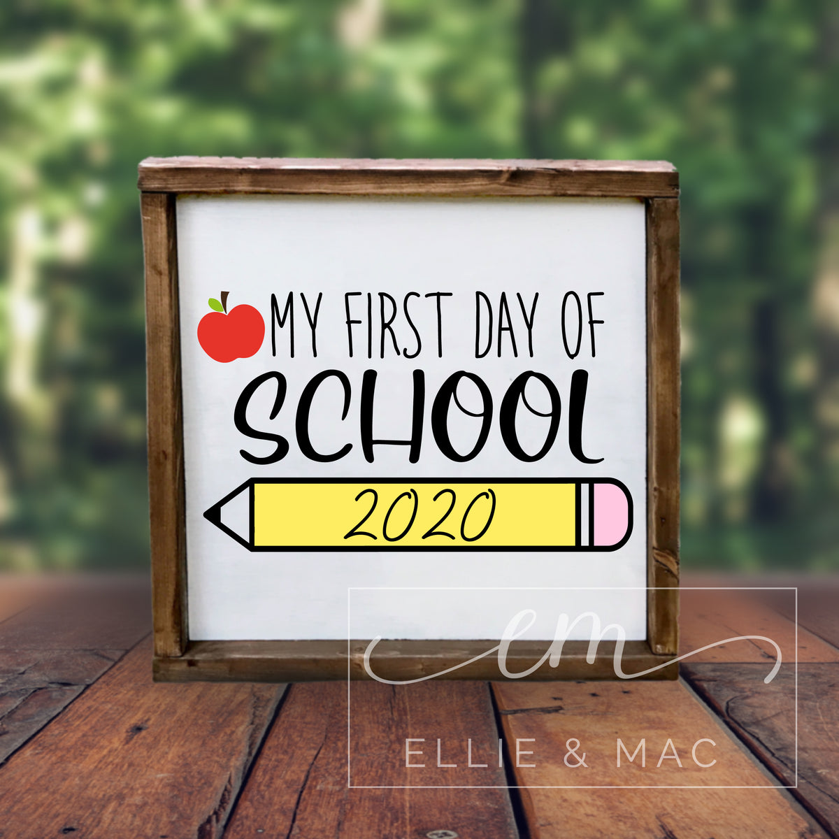 First Day of School Cut File