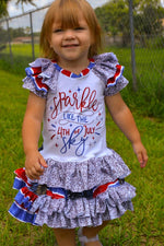 Girls Eva Skirt Set Pattern - Ellie and Mac, Digital (PDF) Sewing Patterns | USA, Canada, UK, Australia