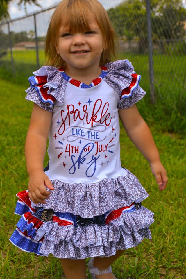 Girls Eva Skirt Set Pattern - Ellie and Mac, Digital (PDF) Sewing Patterns | USA, Canada, UK, Australia