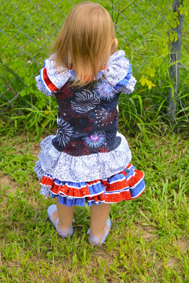 Girls Eva Skirt Set Pattern - Ellie and Mac, Digital (PDF) Sewing Patterns | USA, Canada, UK, Australia