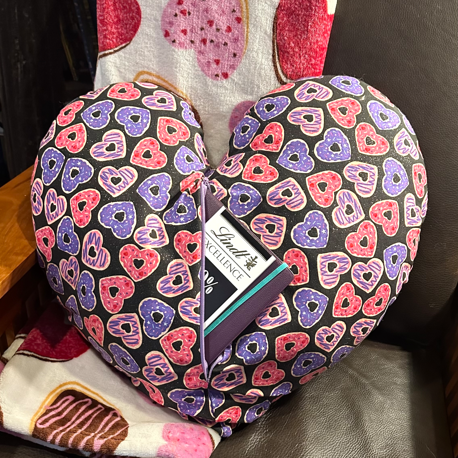 Heart sales cushion pattern
