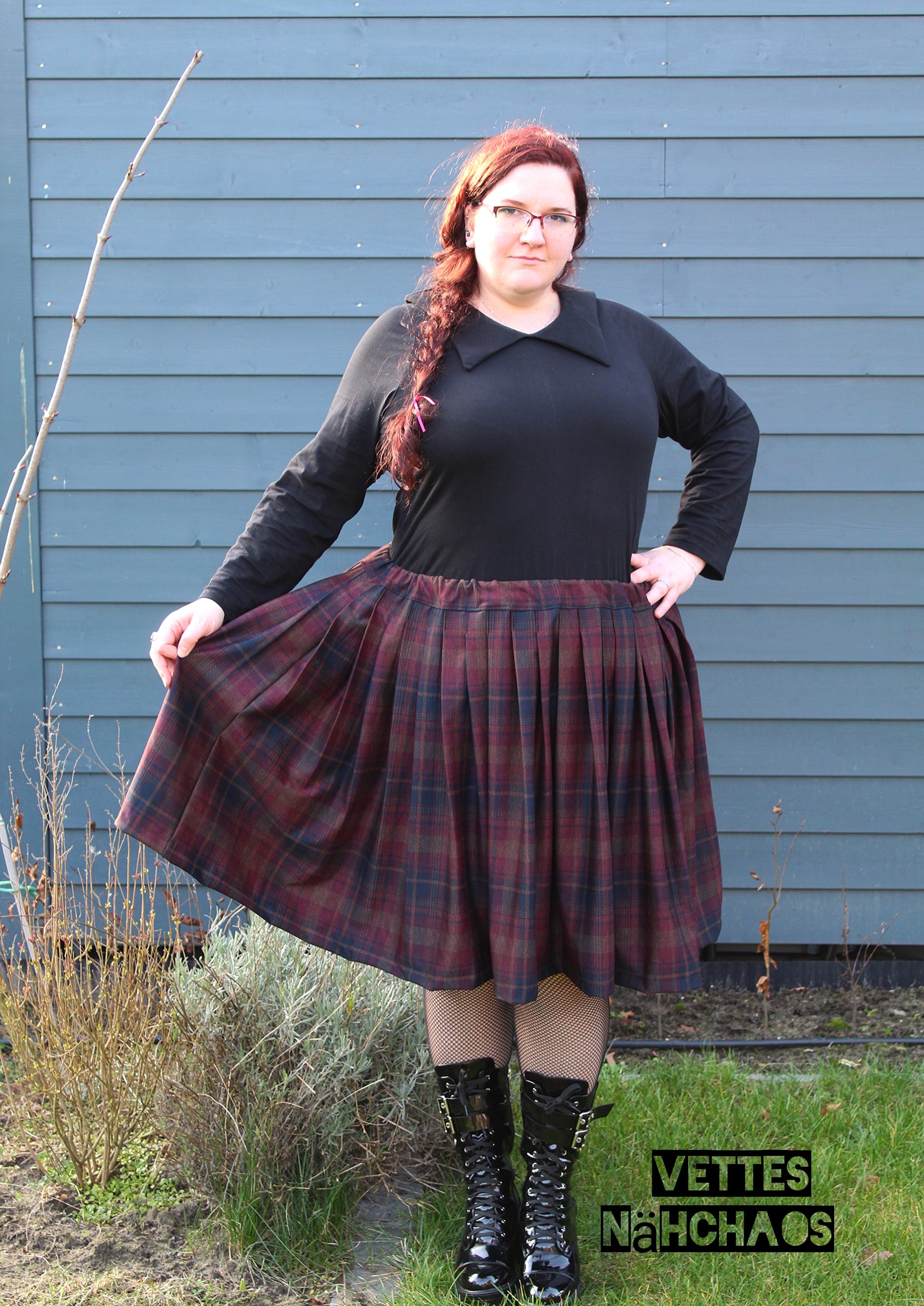 Adult High Waist Pleated Skirt Pattern