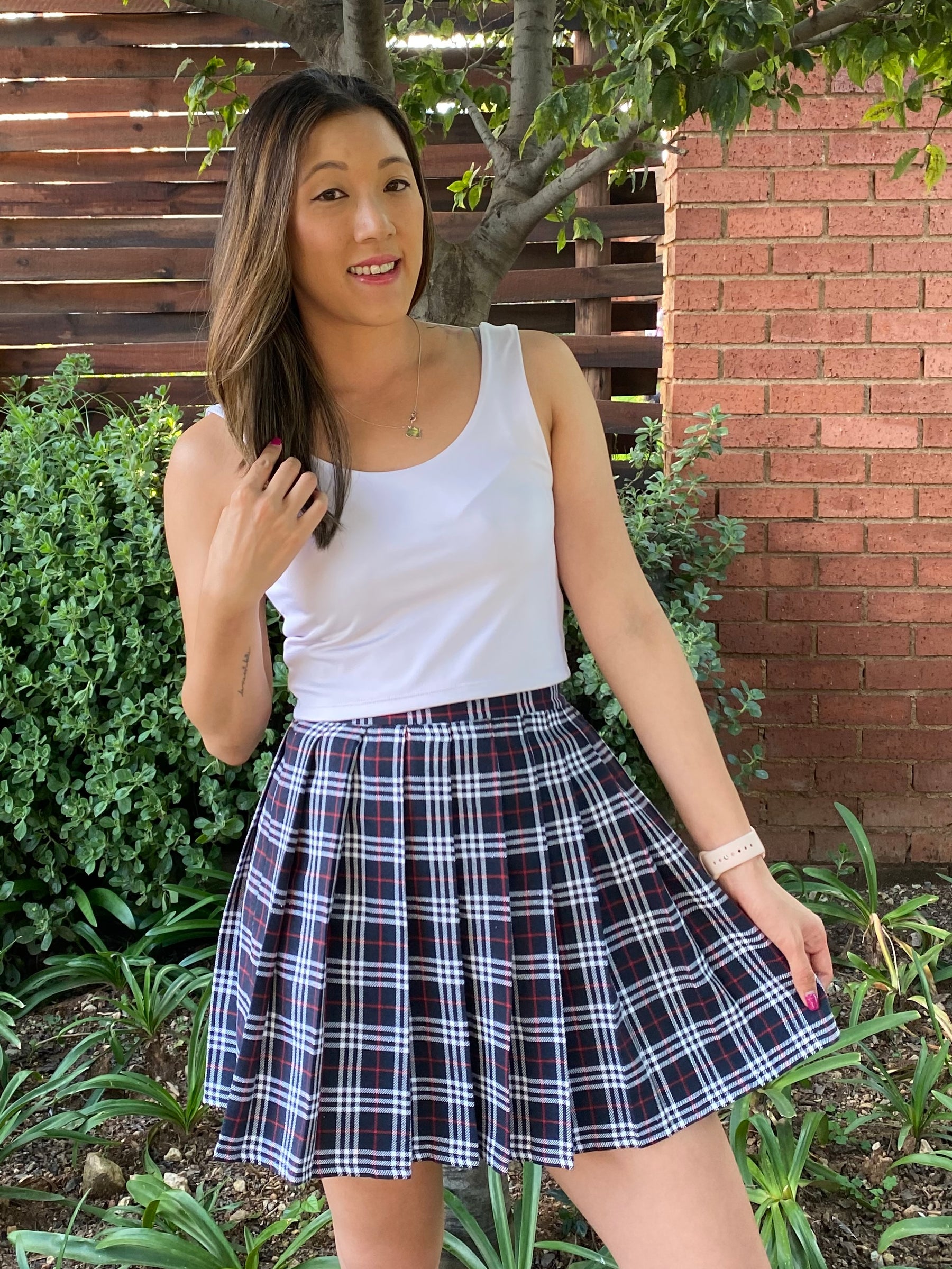 Adult High Waist Pleated Skirt Pattern