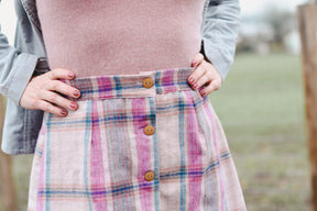 Adult Button A-line Skirt Pattern