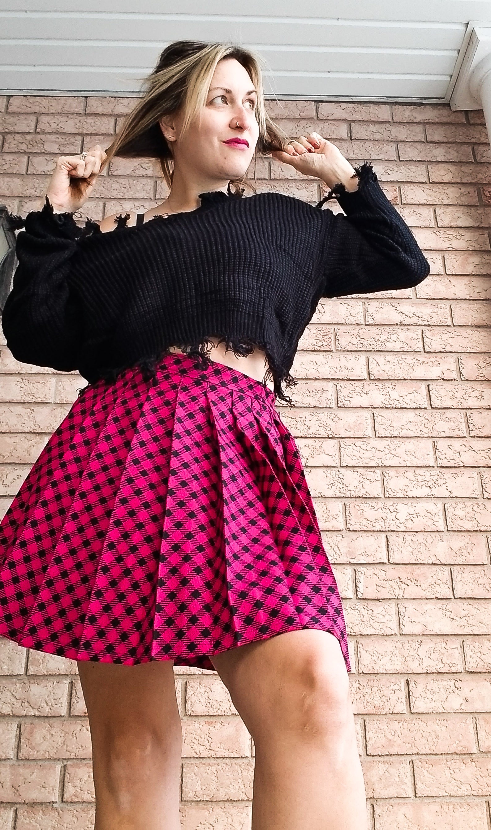Adult High Waist Pleated Skirt Pattern