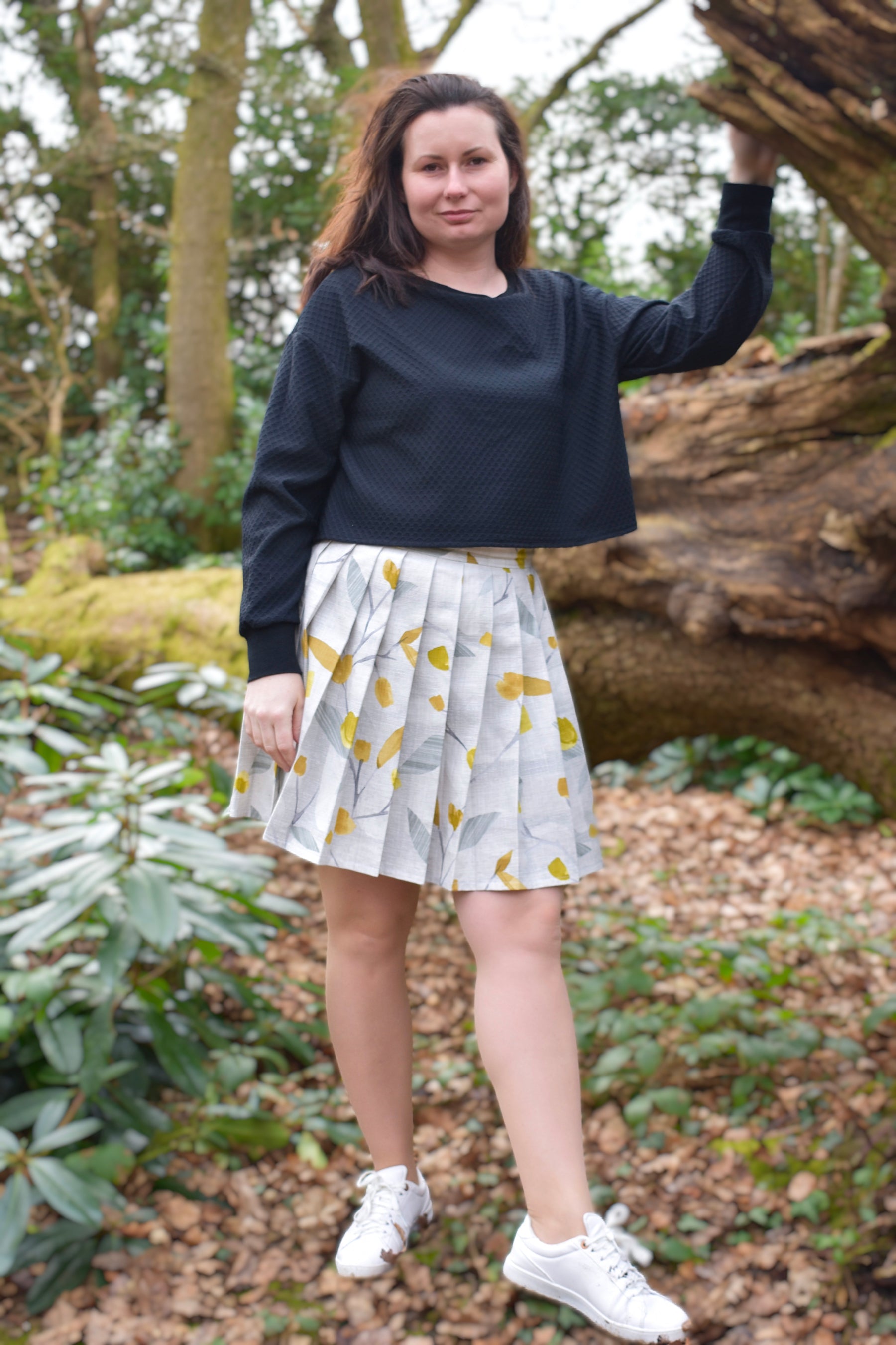 Adult High Waist Pleated Skirt Pattern