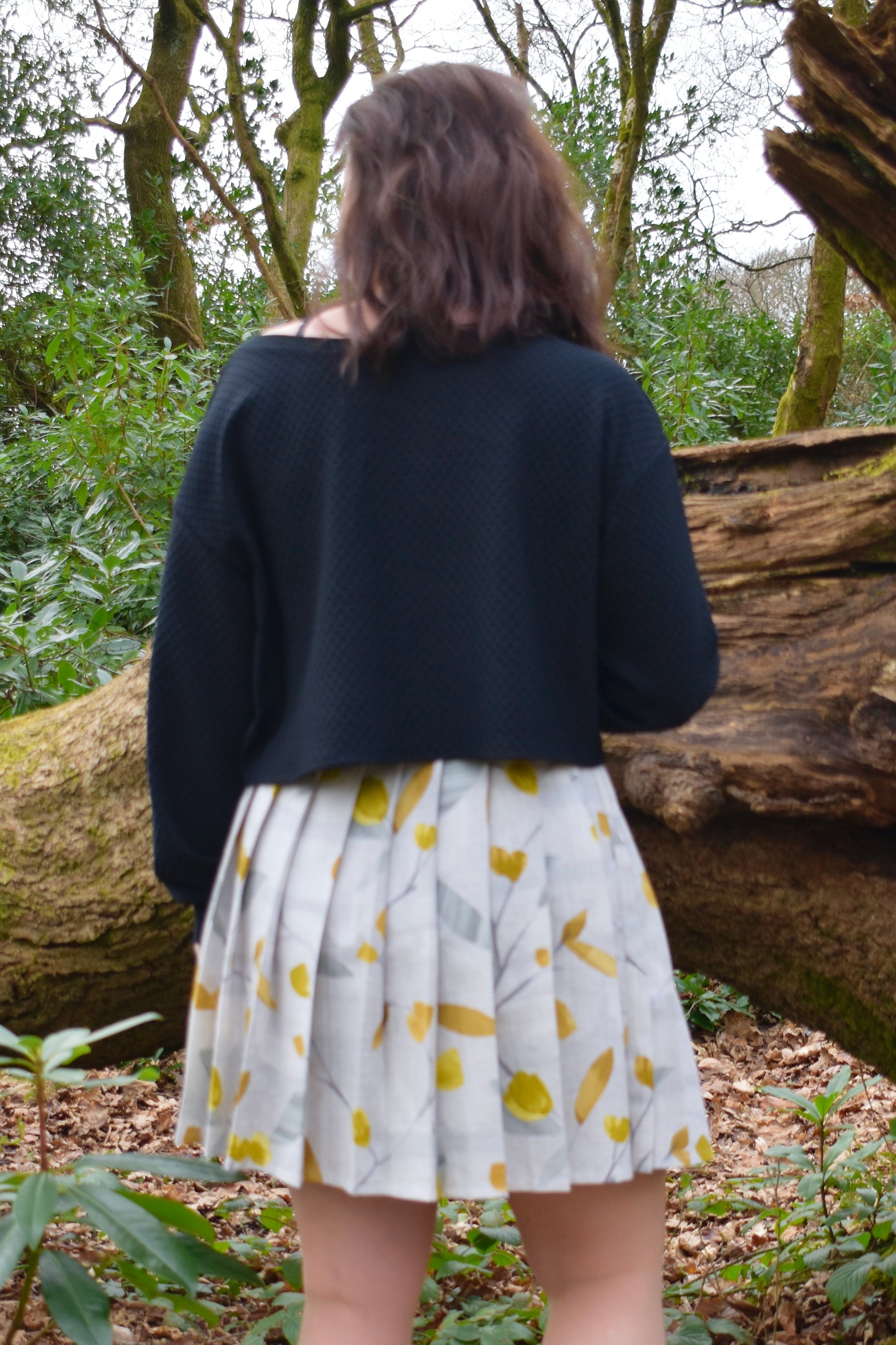 Adult High Waist Pleated Skirt Pattern