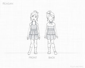 Reagan Halter Swing Top Pattern - Clearance Sale