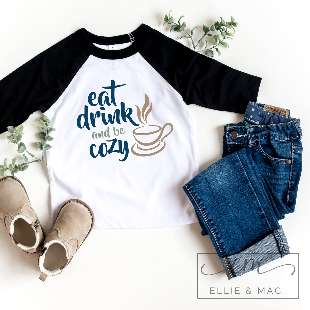Eat Drink and Be Cozy Cut File