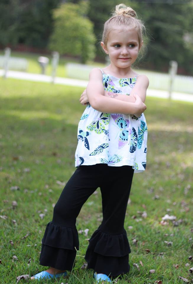 Lizzy Ruffled Pants Pattern - Clearance Sale