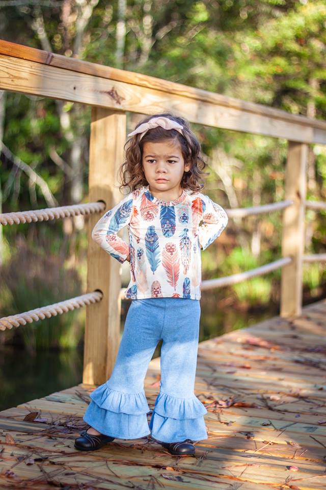 Lizzy Ruffled Pants Pattern - Clearance Sale