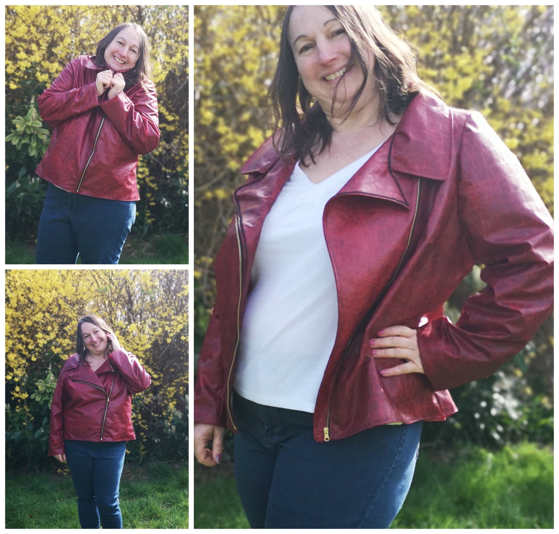 Leather Biker Jacket — MODEDAMOUR