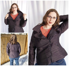 Modern Moto Jacket Pattern Adult