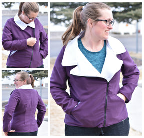 Modern Moto Jacket Pattern Adult