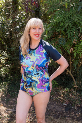 Wave Rider Rash Guard Set & Swimsuit Pattern