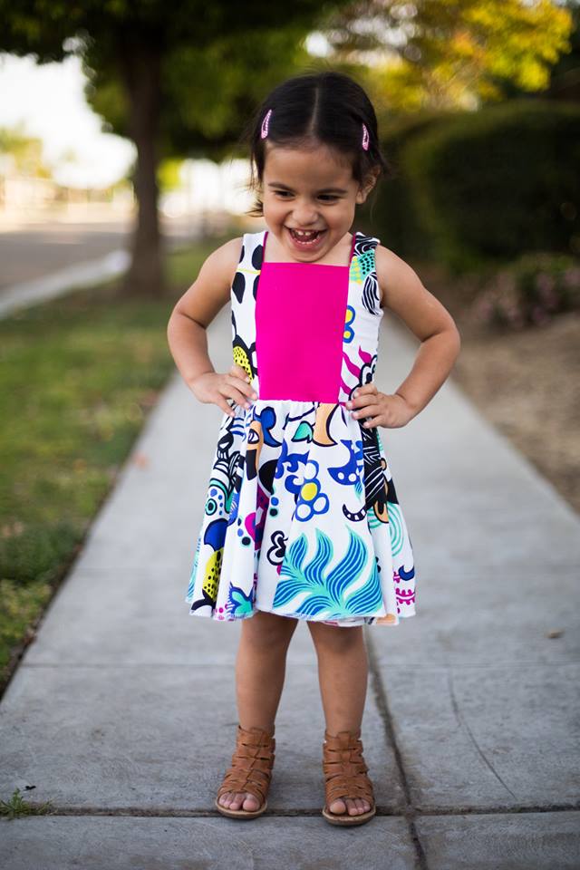 Girl's Sailor Dress & Peplum Pattern - Ellie and Mac, Digital (PDF) Sewing Patterns | USA, Canada, UK, Australia
