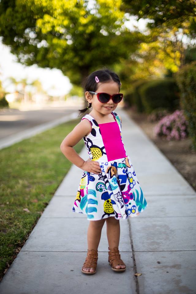 Girl's Sailor Dress & Peplum Pattern - Ellie and Mac, Digital (PDF) Sewing Patterns | USA, Canada, UK, Australia