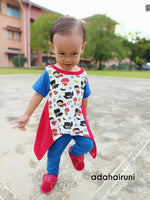 Girl's Shark Bite Top Pattern - Ellie and Mac, Digital (PDF) Sewing Patterns | USA, Canada, UK, Australia