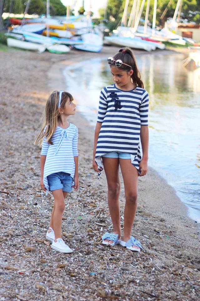 Girl's Shark Bite Top Pattern - Ellie and Mac, Digital (PDF) Sewing Patterns | USA, Canada, UK, Australia