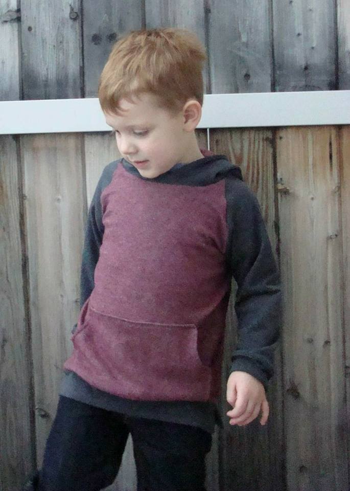 Kids Raglan Hoodie Pattern