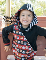 Unisex Undercover Hoodie Pattern - Ellie and Mac, Digital (PDF) Sewing Patterns | USA, Canada, UK, Australia