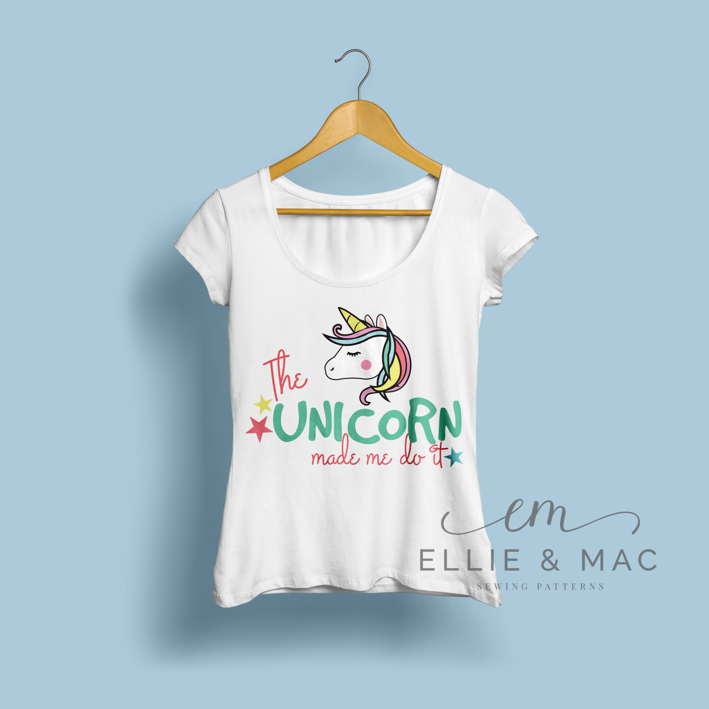 The Unicorn Made Me Do It SVG Cutting File