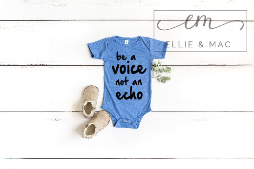 Be a Voice Not an Echo SVG Cutting File