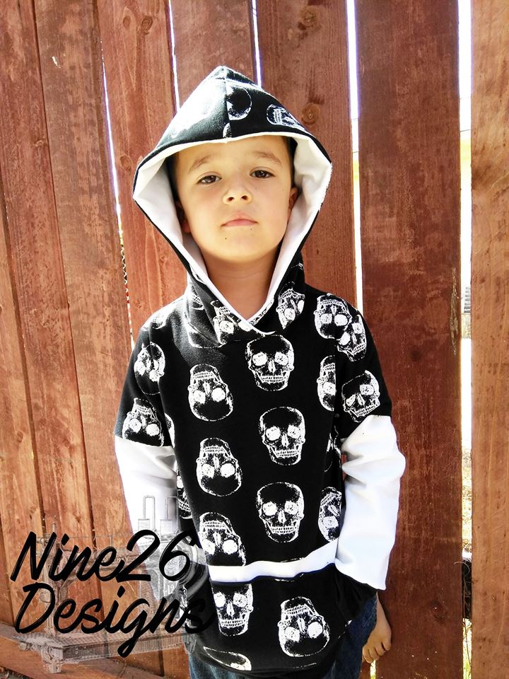 Boy's Zayne Hoodie Pattern - Ellie and Mac, Digital (PDF) Sewing Patterns | USA, Canada, UK, Australia